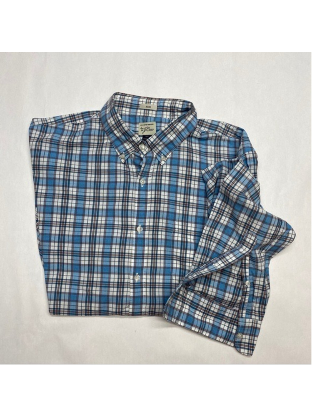 J CREW XL CASUAL BUTTON DOWN SLIM - Picture 2 of 3